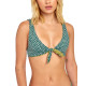RVCA Γυναικείο μαγιό Axis Revo Tie Front - Bikini Top